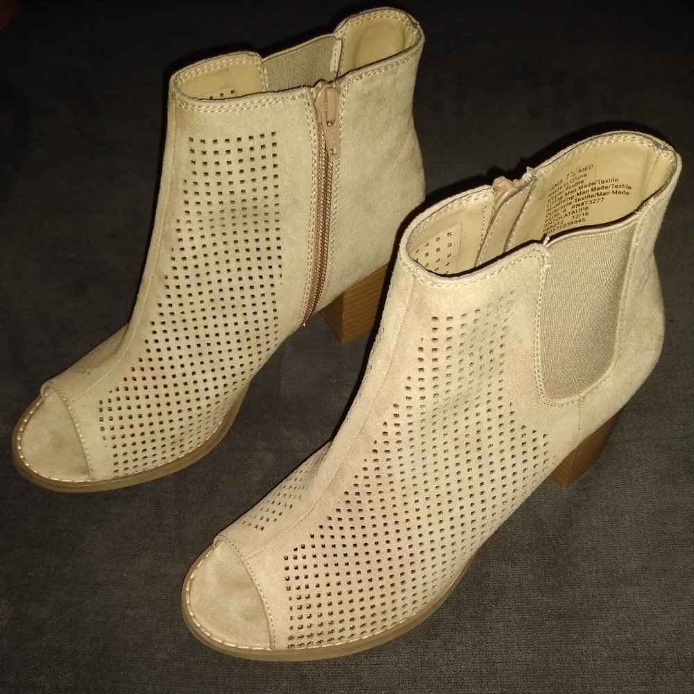 Sonoma Peep Toe Heeled Boot